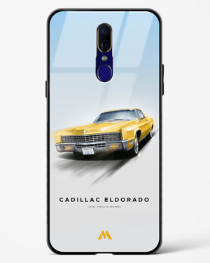 Golden Glide Glass Case Phone Cover (Oppo)