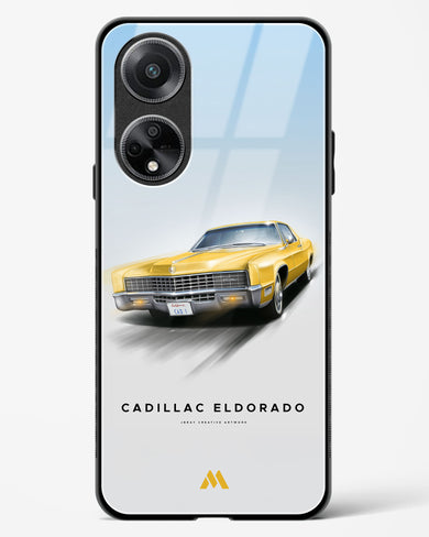 Golden Glide Glass Case Phone Cover (Oppo)