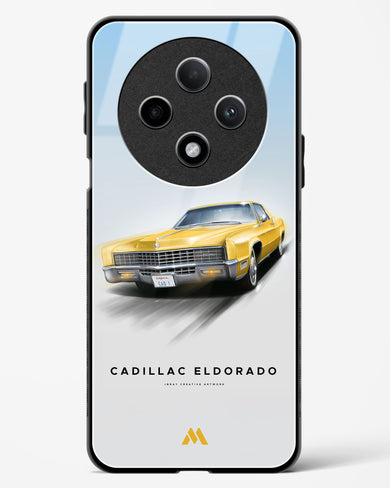 Golden Glide Glass Case Phone Cover (Oppo)