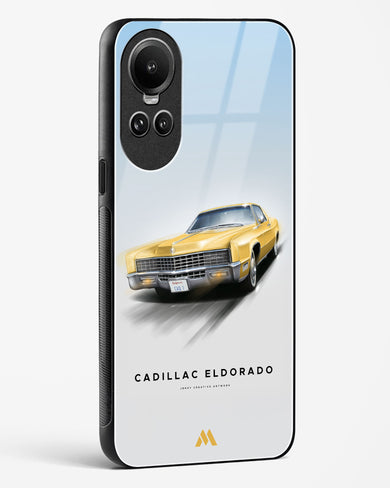 Golden Glide Glass Case Phone Cover (Oppo)