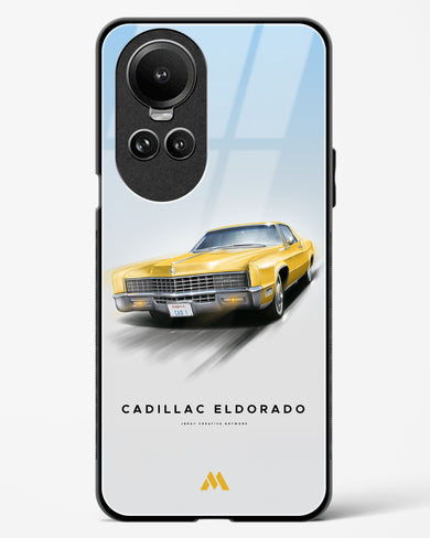 Golden Glide Glass Case Phone Cover (Oppo)