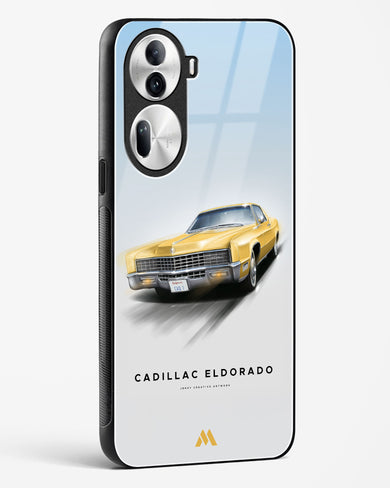 Golden Glide Glass Case Phone Cover (Oppo)