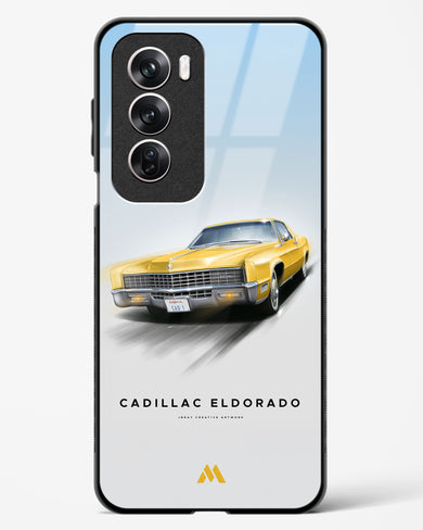 Golden Glide Glass Case Phone Cover (Oppo)