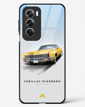 Golden Glide Glass Case Phone Cover (Oppo)