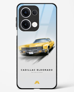 Golden Glide Glass Case Phone Cover (Oppo)