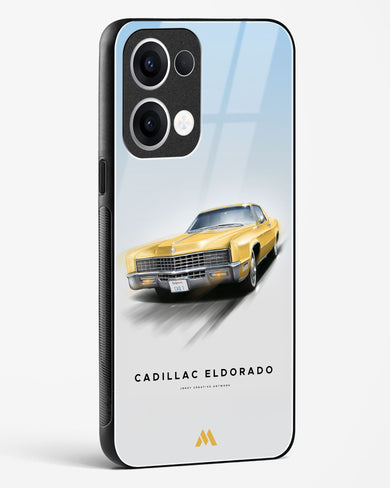 Golden Glide Glass Case Phone Cover (Oppo)