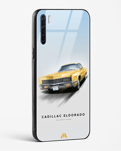 Golden Glide Glass Case Phone Cover (Oppo)