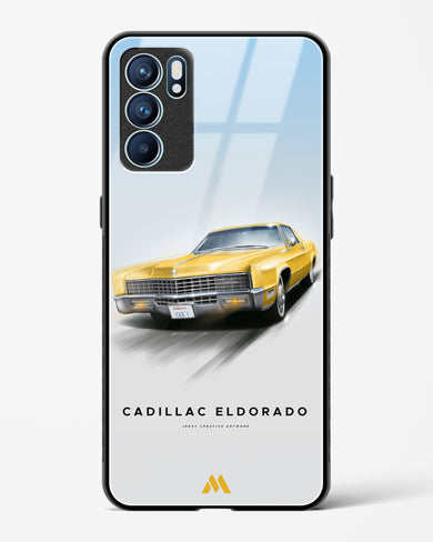 Golden Glide Glass Case Phone Cover (Oppo)