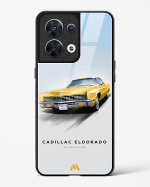 Golden Glide Glass Case Phone Cover (Oppo)