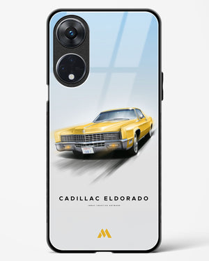 Golden Glide Glass Case Phone Cover (Oppo)