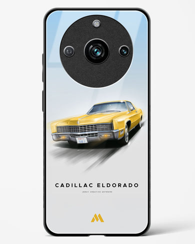 Golden Glide Glass Case Phone Cover (Realme)