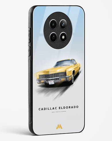 Golden Glide Glass Case Phone Cover (Realme)