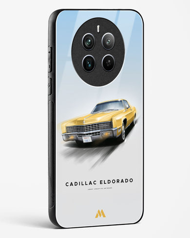 Golden Glide Glass Case Phone Cover (Realme)