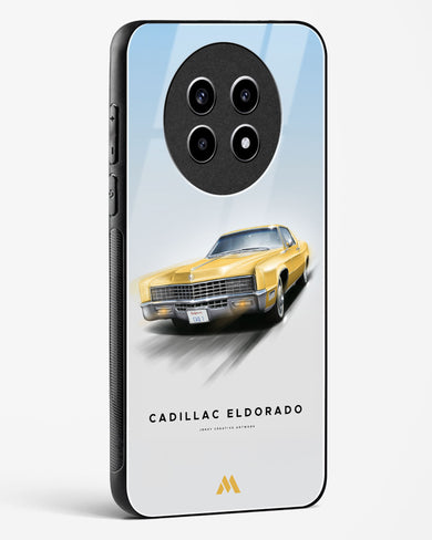 Golden Glide Glass Case Phone Cover (Realme)