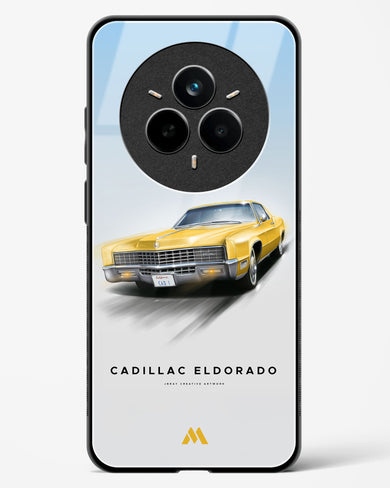 Golden Glide Glass Case Phone Cover (Realme)