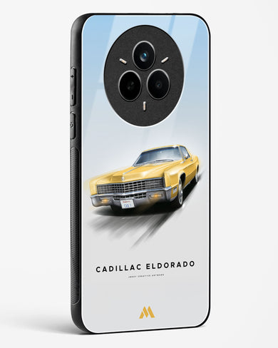 Golden Glide Glass Case Phone Cover (Realme)