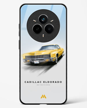 Golden Glide Glass Case Phone Cover (Realme)