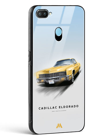 Golden Glide Glass Case Phone Cover (Realme)