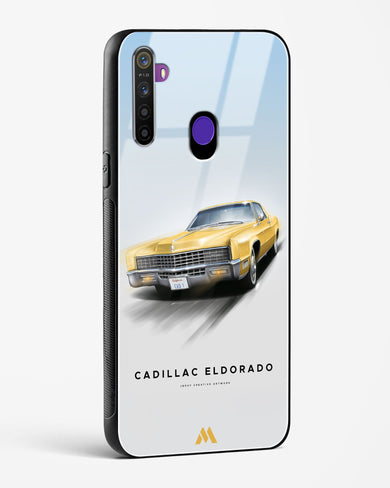 Golden Glide Glass Case Phone Cover (Realme)