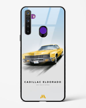 Golden Glide Glass Case Phone Cover (Realme)