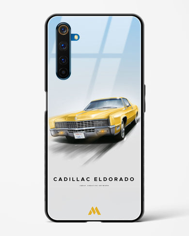 Golden Glide Glass Case Phone Cover (Realme)