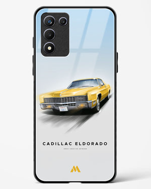 Golden Glide Glass Case Phone Cover (Realme)