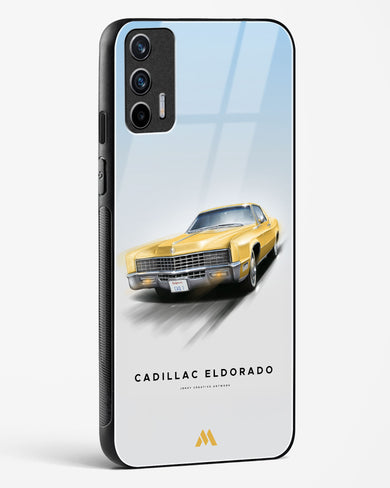 Golden Glide Glass Case Phone Cover (Realme)