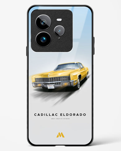 Golden Glide Glass Case Phone Cover (Realme)