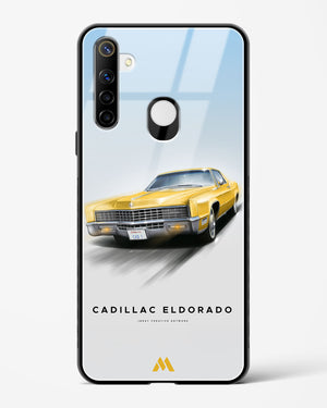 Golden Glide Glass Case Phone Cover (Realme)