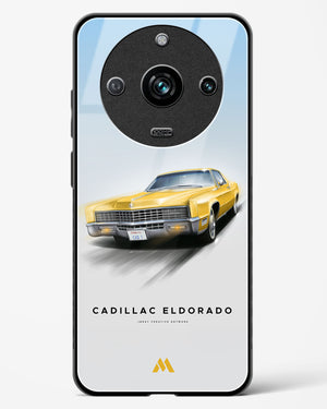 Golden Glide Glass Case Phone Cover (Realme)