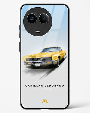 Golden Glide Glass Case Phone Cover (Realme)