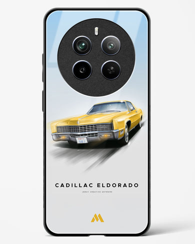 Golden Glide Glass Case Phone Cover (Realme)