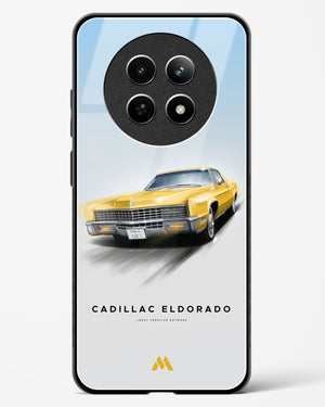 Golden Glide Glass Case Phone Cover (Realme)