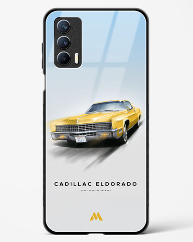 Golden Glide Glass Case Phone Cover (Realme)