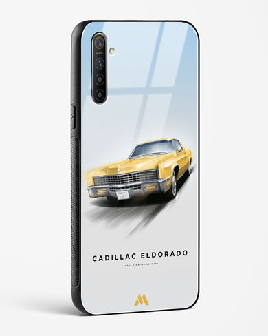 Golden Glide Glass Case Phone Cover (Realme)