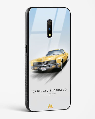 Golden Glide Glass Case Phone Cover (Realme)