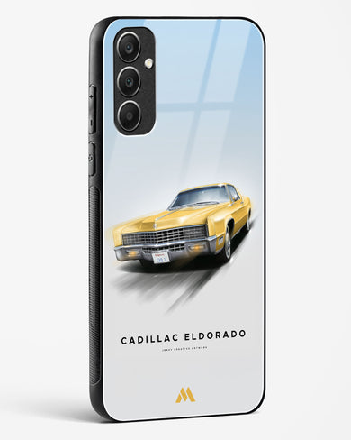 Golden Glide Glass Case Phone Cover (Samsung)