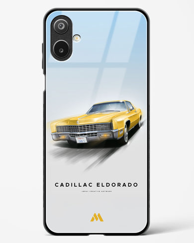 Golden Glide Glass Case Phone Cover (Samsung)