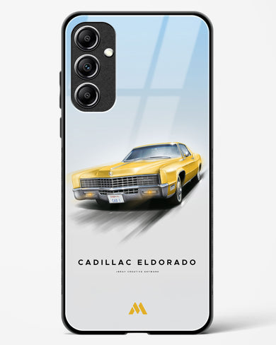 Golden Glide Glass Case Phone Cover (Samsung)