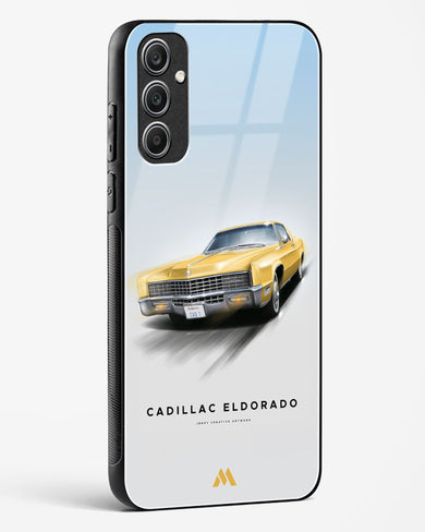 Golden Glide Glass Case Phone Cover (Samsung)