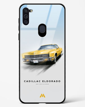 Golden Glide Glass Case Phone Cover (Samsung)