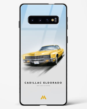 Golden Glide Glass Case Phone Cover (Samsung)