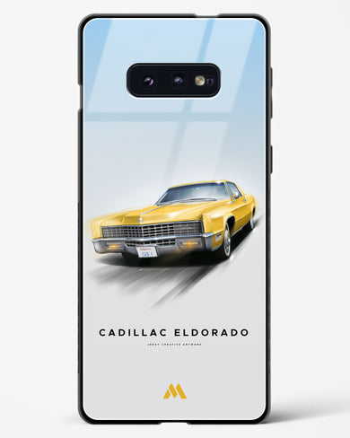 Golden Glide Glass Case Phone Cover (Samsung)