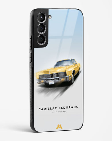 Golden Glide Glass Case Phone Cover (Samsung)