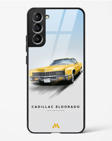 Golden Glide Glass Case Phone Cover (Samsung)