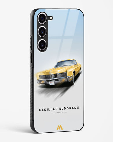 Golden Glide Glass Case Phone Cover (Samsung)