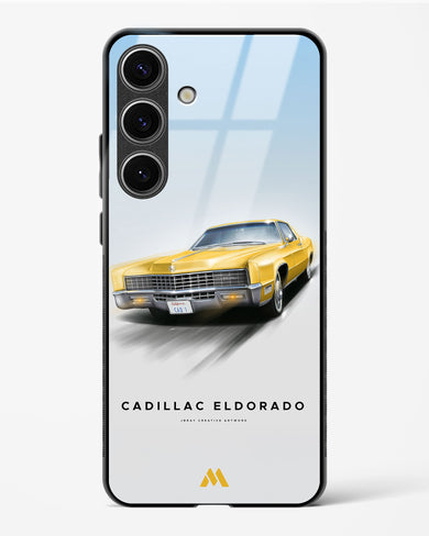 Golden Glide Glass Case Phone Cover (Samsung)