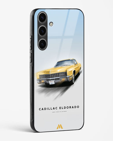 Golden Glide Glass Case Phone Cover (Samsung)