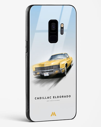 Golden Glide Glass Case Phone Cover (Samsung)