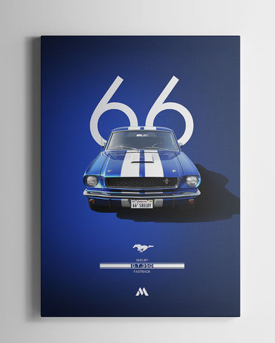 Shelby 66 GT350 Fastback Canvas Gallery Wrap